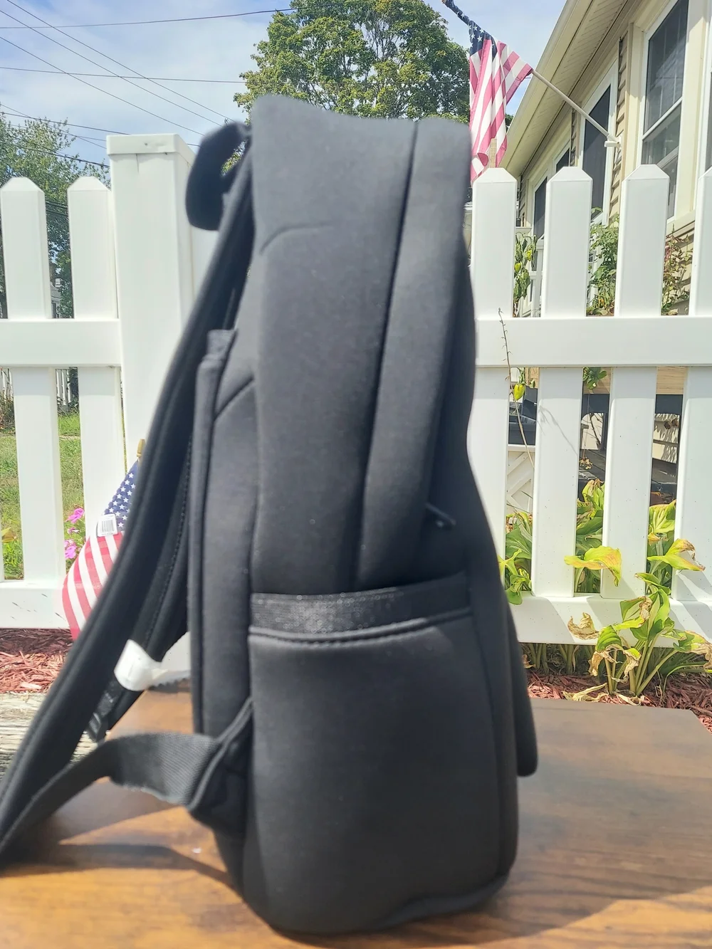 Quince All Day Neoprene Water Resistant Black Backpack NWT Unisex Vacation Y2K